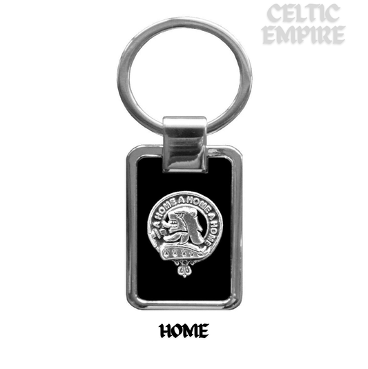 Home Family Clan Black Stainless Key Ring