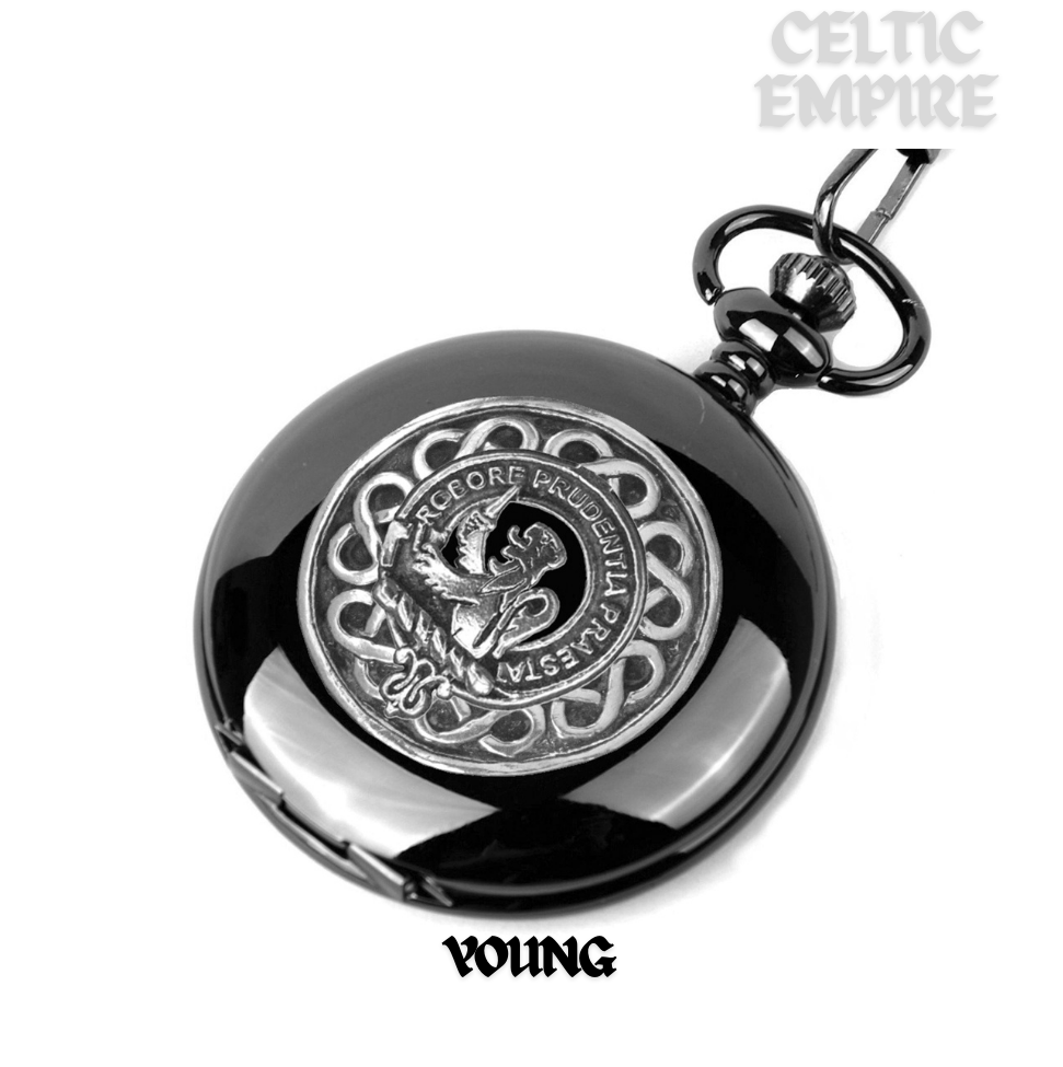 Young Scottish Family Clan Crest Pocket Watch