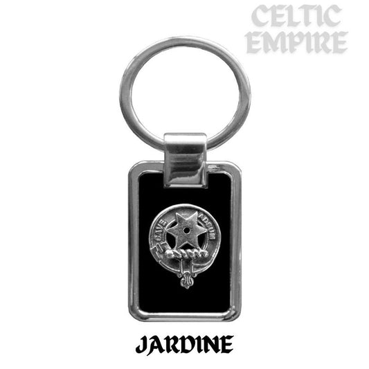 Jardine Family Clan Black Stainless Key Ring