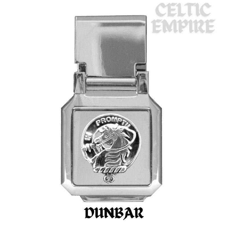 Dunbar Scottish Family Clan Crest Money Clip