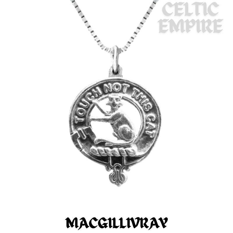 MacGillivray Family Clan Crest Scottish Pendant