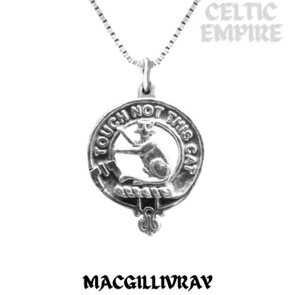 MacGillivray Family Clan Crest Scottish Pendant