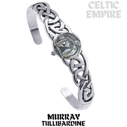 Murray (Tullibardine) Family Clan Crest Celtic Cuff Bracelet