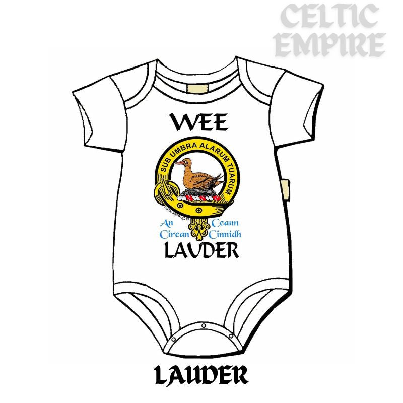 Lauder Scottish Family Clan Crest Baby Jumper