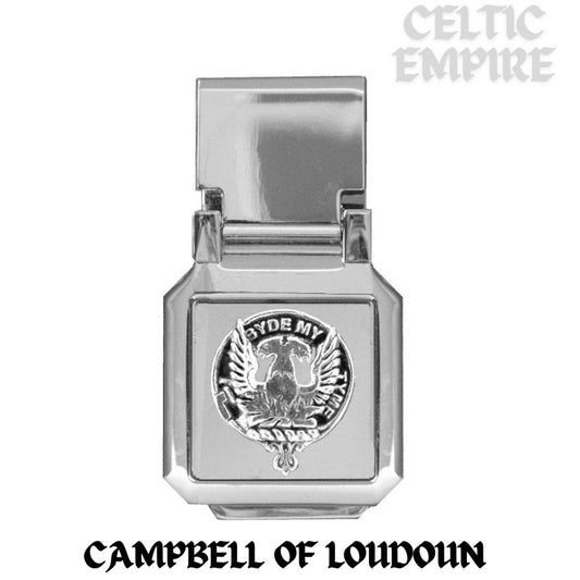 Campbell Loudoun Scottish Family Clan Crest Money Clip