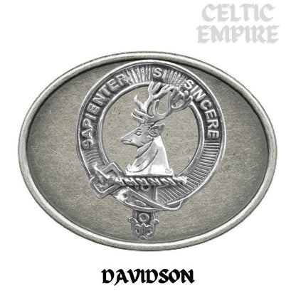 Davidson Family Clan Crest Regular Buckle