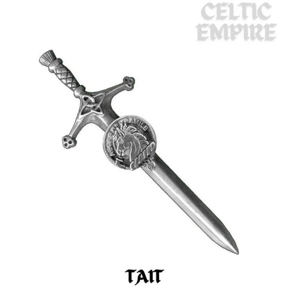 Tait Family Clan Crest Kilt Pin, Scottish Pin
