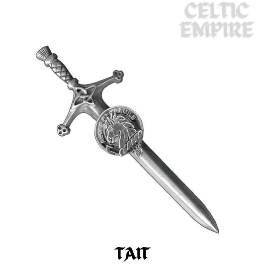 Tait Family Clan Crest Kilt Pin, Scottish Pin