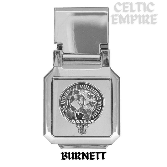 Burnett Family Scottish Clan Crest Money Clip