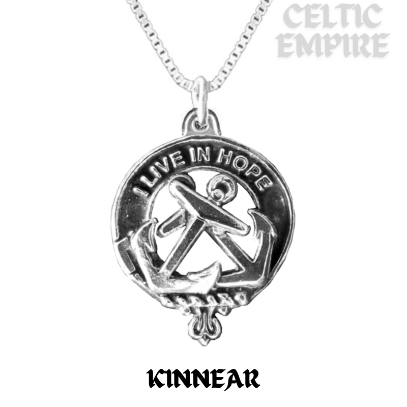 Kinnear Family Clan Crest Scottish Pendant