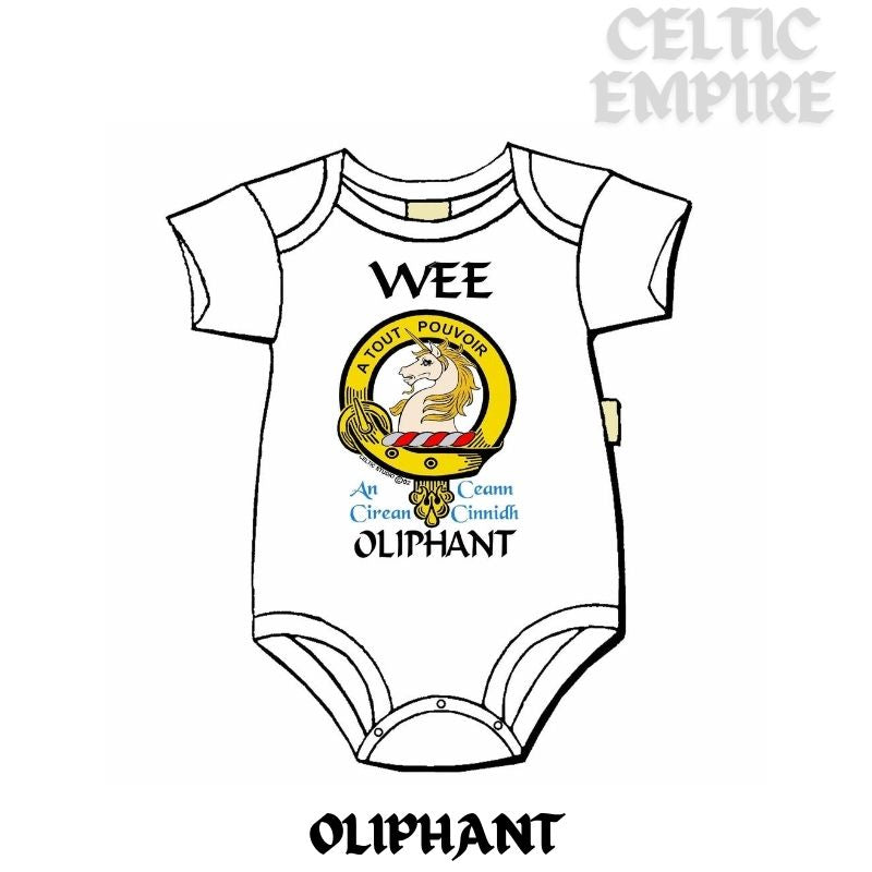 Oliphant Scottish Family Clan Crest Baby Jumper