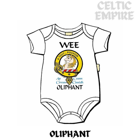 Oliphant Scottish Family Clan Crest Baby Jumper