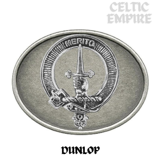 Dunlop Family Clan Crest Regular Buckle
