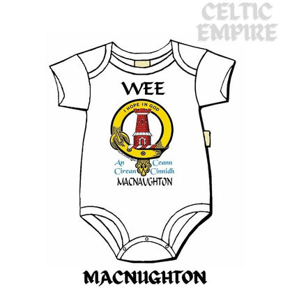 MacNaughton Scottish Family Clan Crest Baby Jumper