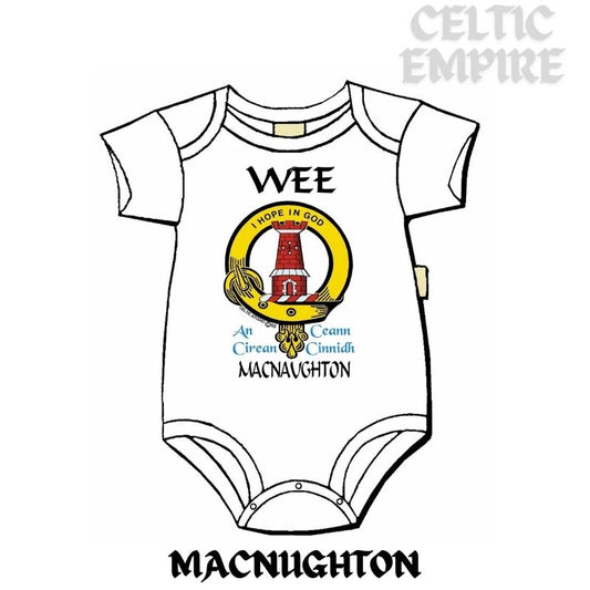 MacNaughton Scottish Family Clan Crest Baby Jumper