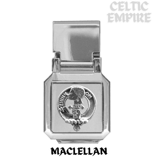 MacLellan Scottish Family Clan Crest Money Clip