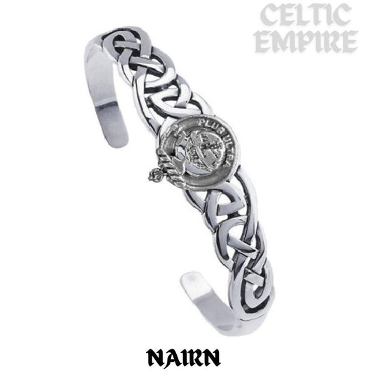 Nairn Family Clan Crest Celtic Cuff Bracelet