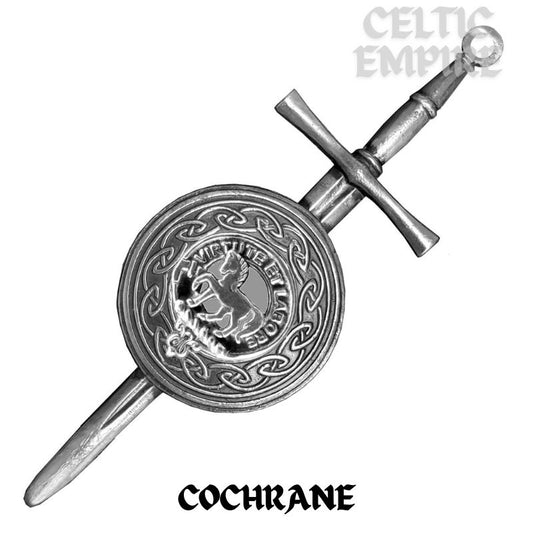 Cochrane Scottish Family Clan Dirk Shield Kilt Pin