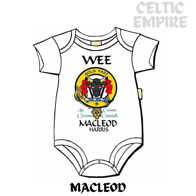 MacLeod (Harris) Scottish Family Clan Crest Baby Jumper