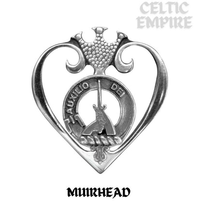 Muirhead Family Clan Crest Luckenbooth Brooch or Pendant