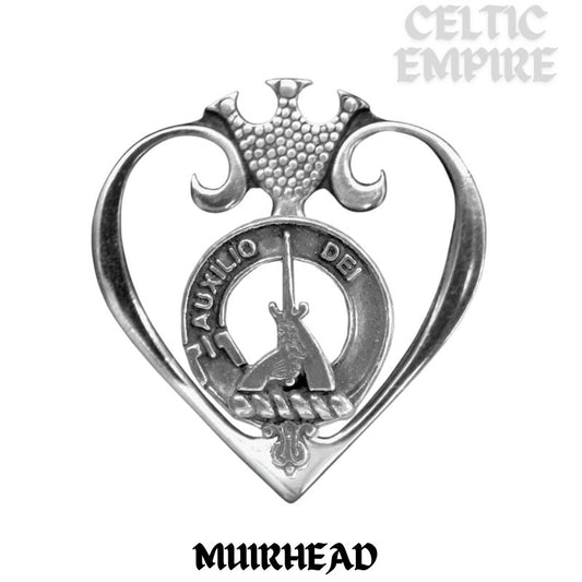 Muirhead Family Clan Crest Luckenbooth Brooch or Pendant