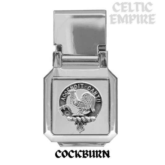 Cockburn Scottish Family Clan Crest Money Clip