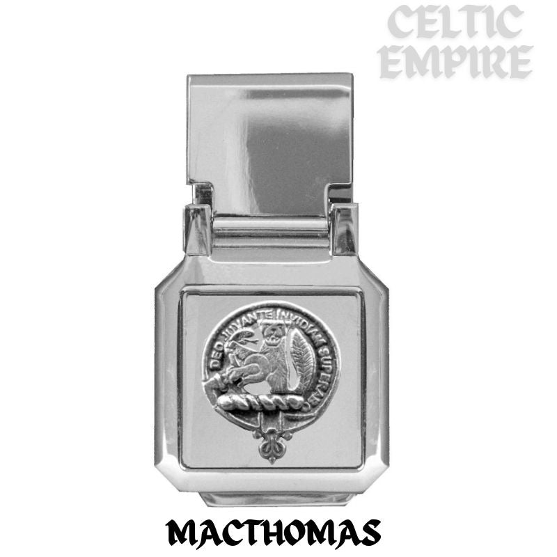 MacThomas Scottish Family Clan Crest Money Clip