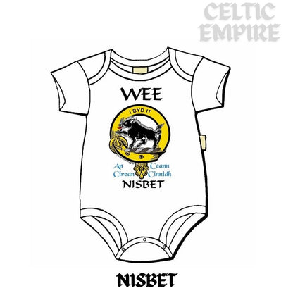 Nisbet Scottish Family Clan Crest Baby Jumper