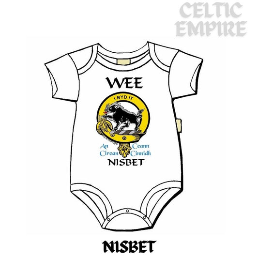Nisbet Scottish Family Clan Crest Baby Jumper