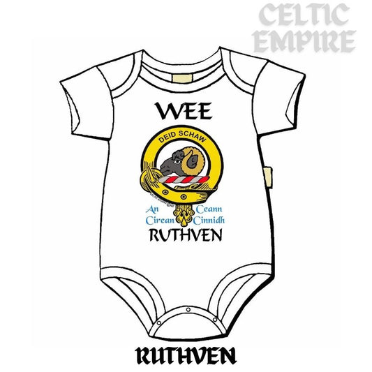 Ruthven Scottish Family Clan Crest Baby Jumper