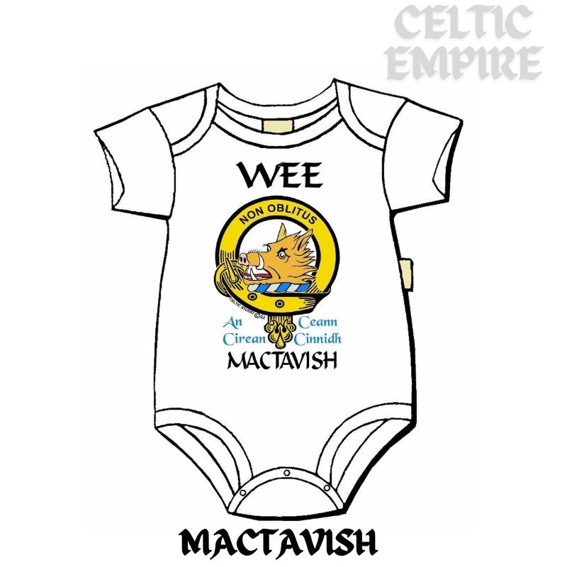MacTavish Scottish Family Clan Crest Baby Jumper
