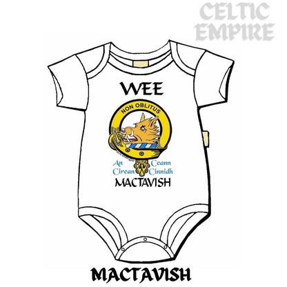 MacTavish Scottish Family Clan Crest Baby Jumper