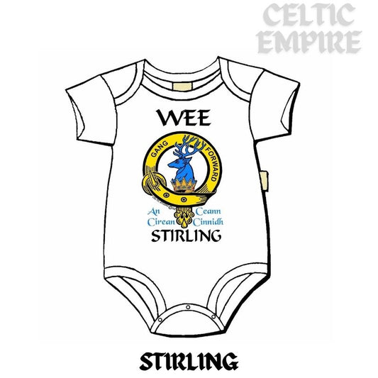 Stirling Scottish Family Clan Crest Baby Jumper