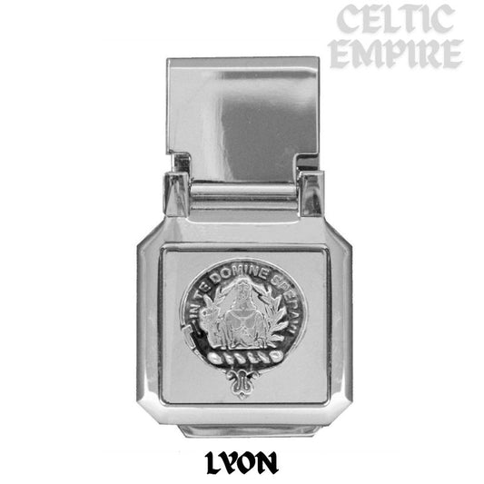 Lyon Scottish Family Clan Crest Money Clip