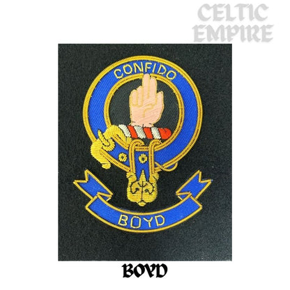 Boyd Scottish Family Clan Embroidered Crest