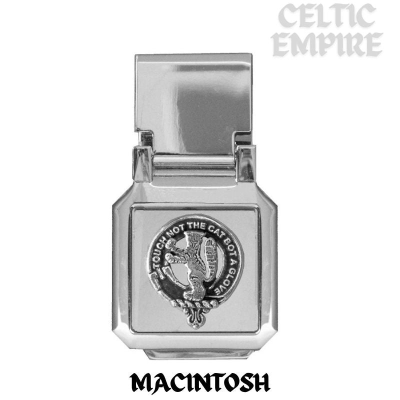 MacIntosh Scottish Family Clan Crest Money Clip