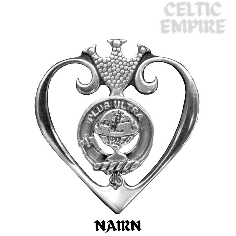 Nairn Family Clan Crest Luckenbooth Brooch or Pendant