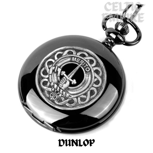Dunlop Scottish Family Clan Crest Pocket Watch
