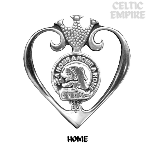 Home Family Clan Crest Luckenbooth Brooch or Pendant