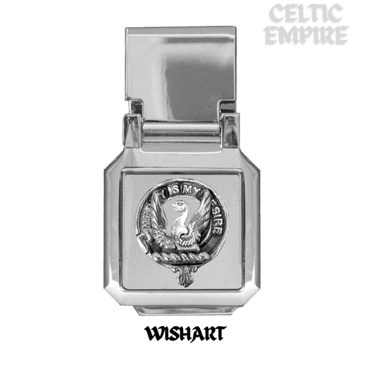 Wishart Scottish Family Clan Crest Money Clip