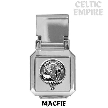 MacFie Scottish Family Clan Crest Money Clip