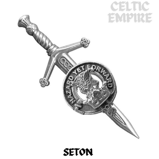 Seton Scottish Small Family Clan Kilt Pin