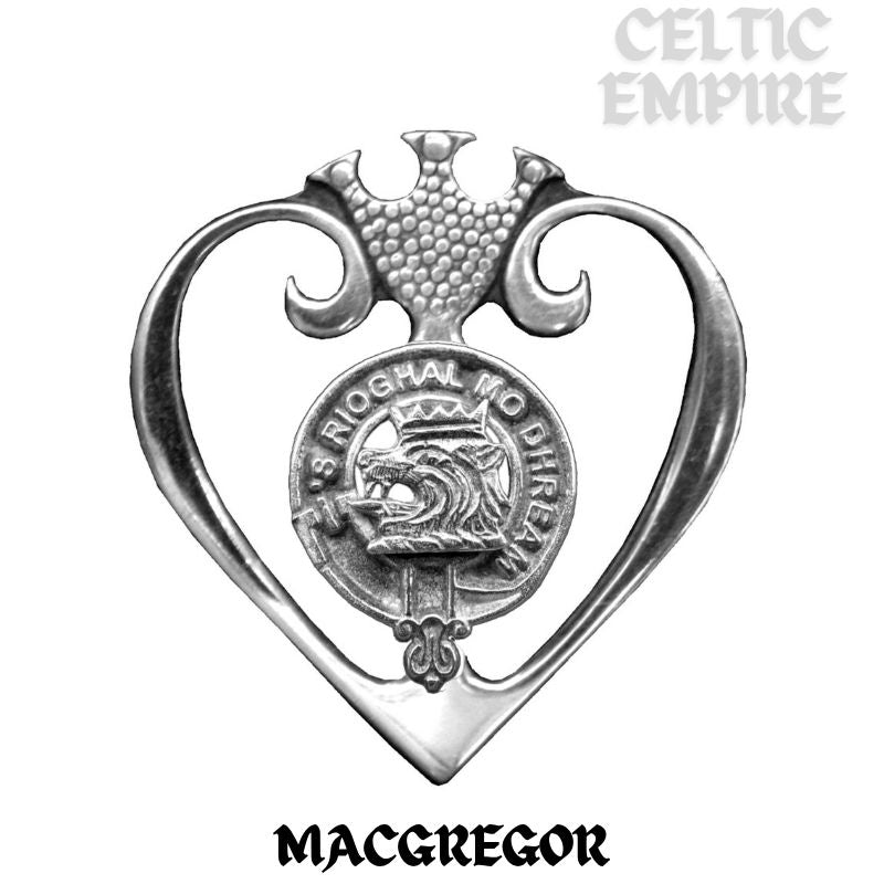 MacGregor Family Clan Crest Luckenbooth Brooch or Pendant