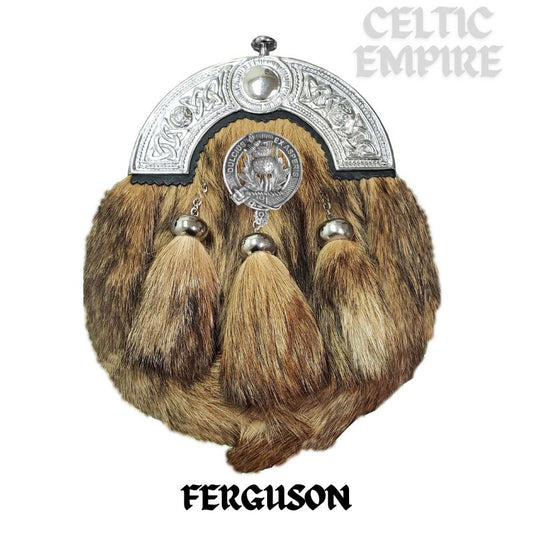 Ferguson Scottish Family Clan Crest Badge Dress Fur Sporran