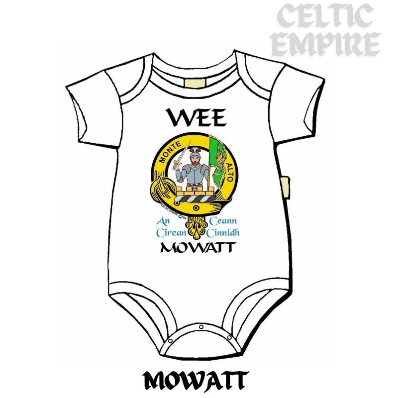 Mowatt Scottish Family Clan Crest Baby Jumper