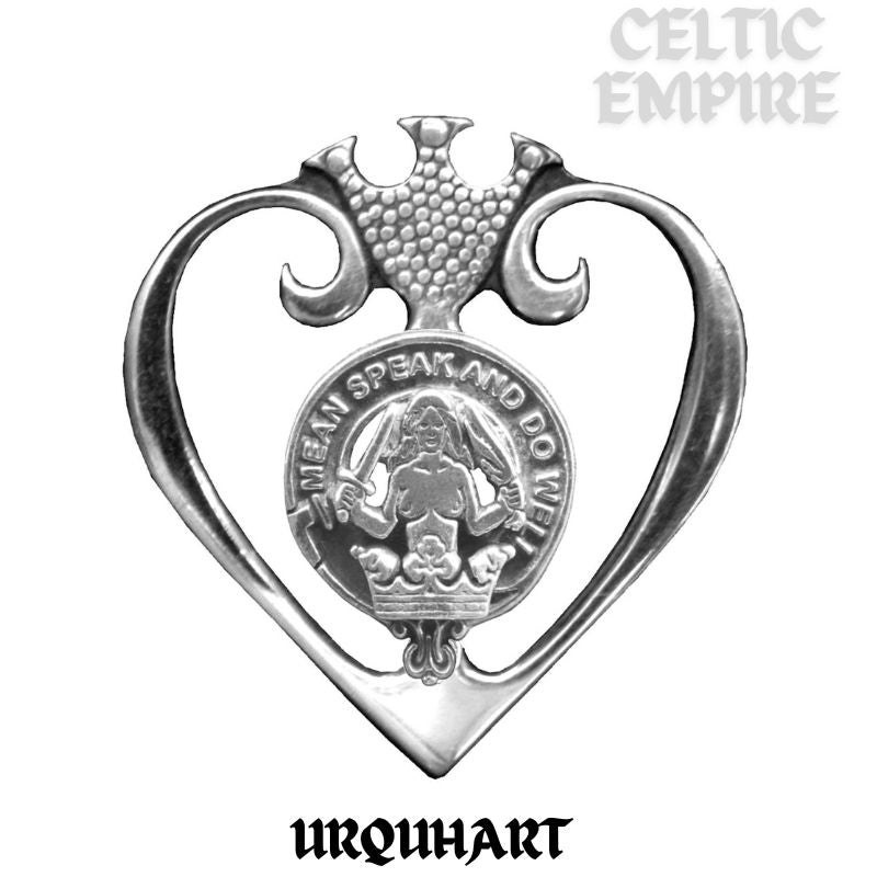Urquhart Family Clan Crest Luckenbooth Brooch or Pendant