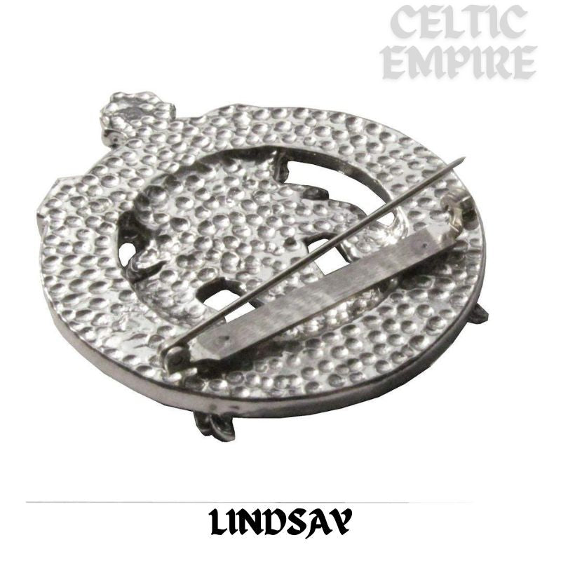 Lindsay Family Clan Crest Scottish Cap Badge