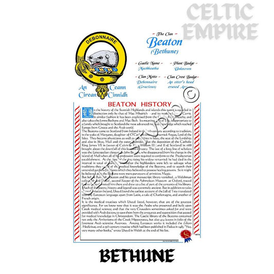 Bethune Scottish Family Clan History