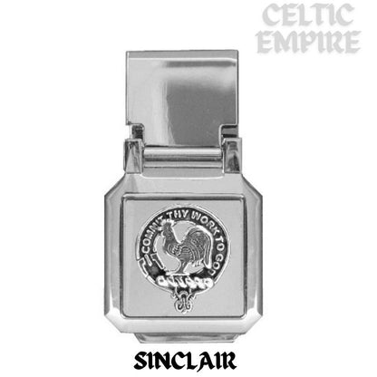 Sinclair Scottish Family Clan Crest Money Clip