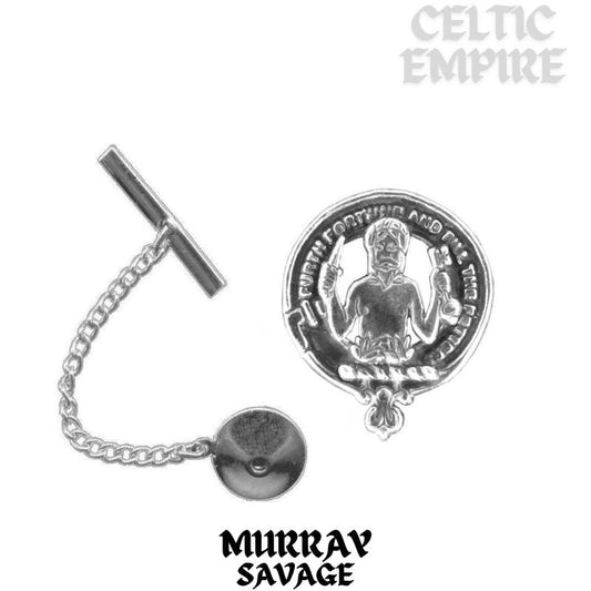 Murray (Savage) Family Clan Crest Scottish Tie Tack/ Lapel Pin